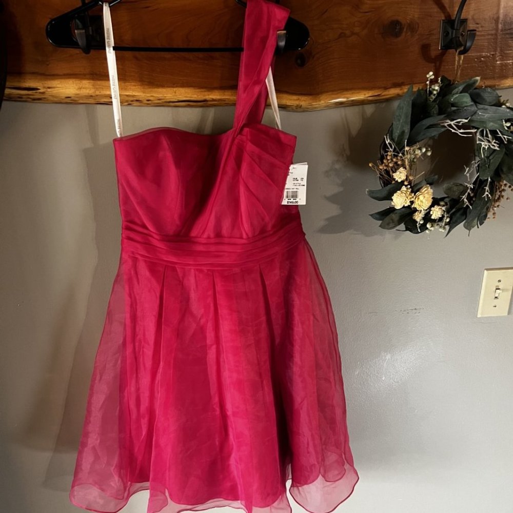 Daivids Bridal Pink Bridesmaid Dress